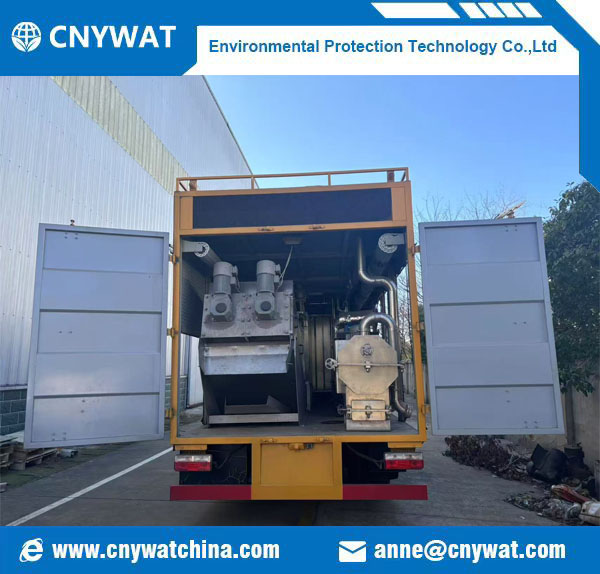 Sewage purification car